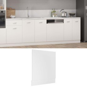 Panel para lavavajillas "Lyon" blanco 59,5x3x67 cm de madera de ingeniería en Armarios de cocina | Comprar online en Foru.es