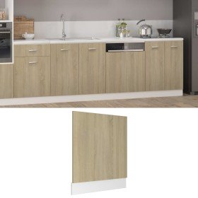 Panel para lavavajillas "Lyon" roble Sonoma 59,5x3x67 cm madera de ingeniería en Armarios de cocina | Comprar online en Foru.es