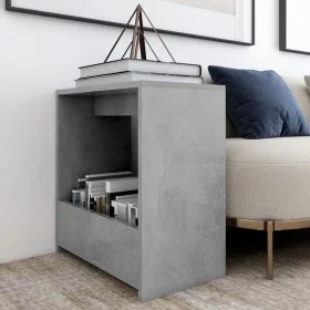 Concrete gray plywood side table 50x26x50 cm by vidaXL, Side tables - Ref: Foro24-806691, Price: 26,04 €, Discount: %