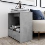 Mesa auxiliar de madera contrachapada gris hormigón 50x26x50 cm de vidaXL, Mesas auxiliares - Ref: Foro24-806691, Precio: 26,...