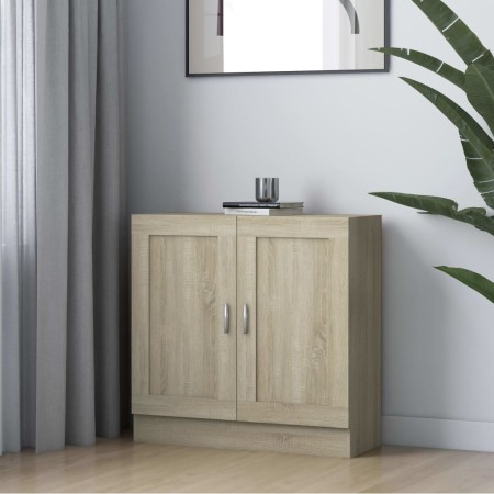 Armario libros madera contrachapada color roble 82,5x30,5x80 cm en Librerías y estanterías | Comprar online en Foru.es