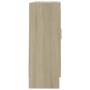 Armario libros madera contrachapada color roble 82,5x30,5x80 cm en Librerías y estanterías | Comprar online en Foru.es