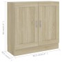 Armario libros madera contrachapada color roble 82,5x30,5x80 cm en Librerías y estanterías | Comprar online en Foru.es
