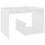 Mesa auxiliar de madera contrachapada blanco 59x36x38 cm de vidaXL, Mesas auxiliares - Ref: Foro24-806696, Precio: 29,87 €, D...