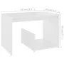 Mesa auxiliar de madera contrachapada blanco 59x36x38 cm de vidaXL, Mesas auxiliares - Ref: Foro24-806696, Precio: 29,87 €, D...