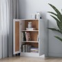 Armario de libros madera contrachapada blanco 82,5x30,5x115 cm en Librerías y estanterías | Comprar online en Foru.es