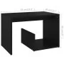 Mesa auxiliar de madera contrachapada negro 59x36x38 cm de vidaXL, Mesas auxiliares - Ref: Foro24-806697, Precio: 31,15 €, De...