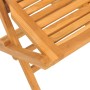 Sillas de jardín plegables 4 uds madera maciza teca 47x63x90 cm de vidaXL, Sillas de jardín - Ref: Foro24-3155046, Precio: 34...