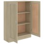 Estantería madera contrachapada color roble 82,5x30,5x115 cm en Librerías y estanterías | Comprar online en Foru.es