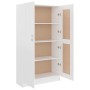 Librería madera de ingeniería blanco 82,5x30,5x150 cm en Librerías y estanterías | Comprar online en Foru.es