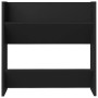 Zapateros de pared 4 uds madera contrachapada negro 60x18x60 cm de vidaXL, Zapateros y organizadores de calzado - Ref: Foro24...