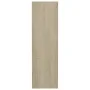 Zapateros de pared 4 uds contrachapada roble Sonoma 60x18x60 cm de vidaXL, Zapateros y organizadores de calzado - Ref: Foro24...