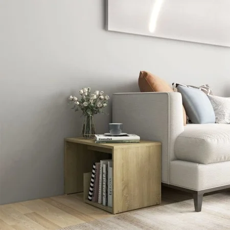 Sonoma oak plywood side table 59x36x38 cm by vidaXL, Side tables - Ref: Foro24-806699, Price: 27,21 €, Discount: %