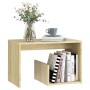 Mesa auxiliar de madera contrachapada roble Sonoma 59x36x38 cm de vidaXL, Mesas auxiliares - Ref: Foro24-806699, Precio: 27,5...