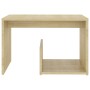 Mesa auxiliar de madera contrachapada roble Sonoma 59x36x38 cm de vidaXL, Mesas auxiliares - Ref: Foro24-806699, Precio: 27,5...