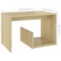 Mesa auxiliar de madera contrachapada roble Sonoma 59x36x38 cm de vidaXL, Mesas auxiliares - Ref: Foro24-806699, Precio: 27,5...