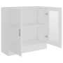 Vitrina de madera contrachapada blanco 82,5x30,5x80 cm en Librerías y estanterías | Comprar online en Foru.es