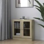 Armario libros madera contrachapada color roble 82,5x30,5x80 cm en Librerías y estanterías | Comprar online en Foru.es