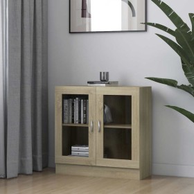 Armario libros madera contrachapada color roble 82,5x30,5x80 cm en Librerías y estanterías | Comprar online en Foru.es