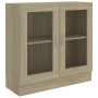 Armario libros madera contrachapada color roble 82,5x30,5x80 cm en Librerías y estanterías | Comprar online en Foru.es