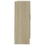 Armario libros madera contrachapada color roble 82,5x30,5x80 cm en Librerías y estanterías | Comprar online en Foru.es