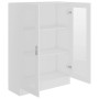 Vitrina de madera contrachapada blanco 82,5x30,5x115 cm en Librerías y estanterías | Comprar online en Foru.es