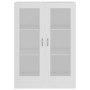 Vitrina de madera contrachapada blanco 82,5x30,5x115 cm en Librerías y estanterías | Comprar online en Foru.es