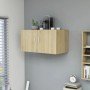 Armario de pared madera ingeniería roble Sonoma 80x39x40 cm en Estanterías | Comprar online en Foru.es
