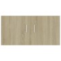 Armario de pared madera ingeniería roble Sonoma 80x39x40 cm en Estanterías | Comprar online en Foru.es