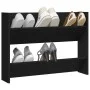 Zapatero de pared madera contrachapada negro 80x18x60 cm de vidaXL, Zapateros y organizadores de calzado - Ref: Foro24-806743...