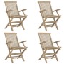 Sillas de jardín plegables 4 uds madera maciza teca 56x61x89 cm de vidaXL, Sillas de jardín - Ref: Foro24-3155070, Precio: 34...