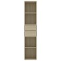 Estantería madera contrachapada color roble Sonoma 36x30x171 cm en Librerías y estanterías | Comprar online en Foru.es