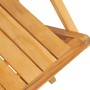 Sillas de jardín plegables 4 uds madera maciza teca 55x61x90 cm de vidaXL, Sillas de jardín - Ref: Foro24-3155061, Precio: 30...