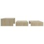 Mesa centro apilable contrachapada roble Sonoma 100x100x26,5 cm de vidaXL, Mesas de centro - Ref: Foro24-806798, Precio: 49,5...
