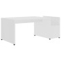 Mesa de centro madera contrachapada blanco 90x45x35 cm en Mesas de centro | Comprar online en Foru.es