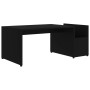 Mesa de centro madera contrachapada negro 90x45x35 cm en Mesas de centro | Comprar online en Foru.es