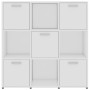 Estantería librería madera contrachapada blanco 90x30x90 cm en Librerías y estanterías | Comprar online en Foru.es