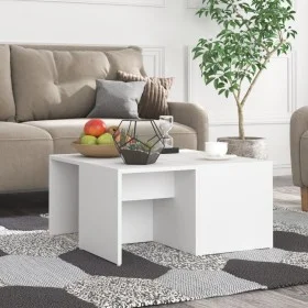 Coffee tables 4 pieces white plywood 33x33x33 cm by vidaXL, Coffee table - Ref: Foro24-806813, Price: 48,02 €, Discount: %