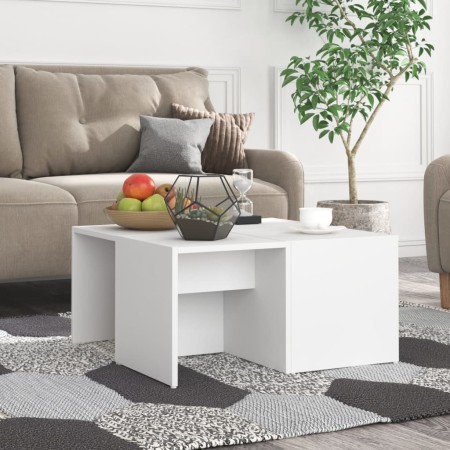 Mesas de centro 4 pzas madera contrachapada blanco 33x33x33 cm de vidaXL, Mesas de centro - Ref: Foro24-806813, Precio: 48,51...