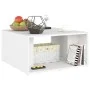 Mesas de centro 4 pzas madera contrachapada blanco 33x33x33 cm de vidaXL, Mesas de centro - Ref: Foro24-806813, Precio: 48,02...