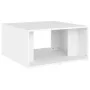 Mesas de centro 4 pzas madera contrachapada blanco 33x33x33 cm de vidaXL, Mesas de centro - Ref: Foro24-806813, Precio: 48,02...