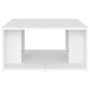 Mesas de centro 4 pzas madera contrachapada blanco 33x33x33 cm de vidaXL, Mesas de centro - Ref: Foro24-806813, Precio: 48,51...