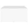 Mesas de centro 4 pzas madera contrachapada blanco 33x33x33 cm de vidaXL, Mesas de centro - Ref: Foro24-806813, Precio: 48,02...