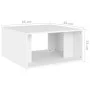 Mesas de centro 4 pzas madera contrachapada blanco 33x33x33 cm de vidaXL, Mesas de centro - Ref: Foro24-806813, Precio: 48,02...