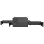Set de mesas de centro apilables gris brillo 100x100x26,5 cm de vidaXL, Mesas de centro - Ref: Foro24-806803, Precio: 51,53 €...