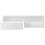 Set de mesas de centro apilables blanco brillo 100x100x26,5 cm de vidaXL, Mesas de centro - Ref: Foro24-806801, Precio: 45,93...