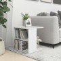 Mesa auxiliar de madera contrachapada blanco 45x45x48 cm de vidaXL, Mesas auxiliares - Ref: Foro24-806804, Precio: 31,94 €, D...
