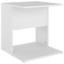 Mesa auxiliar de madera contrachapada blanco 45x45x48 cm de vidaXL, Mesas auxiliares - Ref: Foro24-806804, Precio: 31,94 €, D...