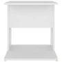White plywood side table 45x45x48 cm by vidaXL, Side tables - Ref: Foro24-806804, Price: 31,54 €, Discount: %