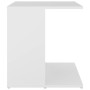 Mesa auxiliar de madera contrachapada blanco 45x45x48 cm de vidaXL, Mesas auxiliares - Ref: Foro24-806804, Precio: 31,94 €, D...